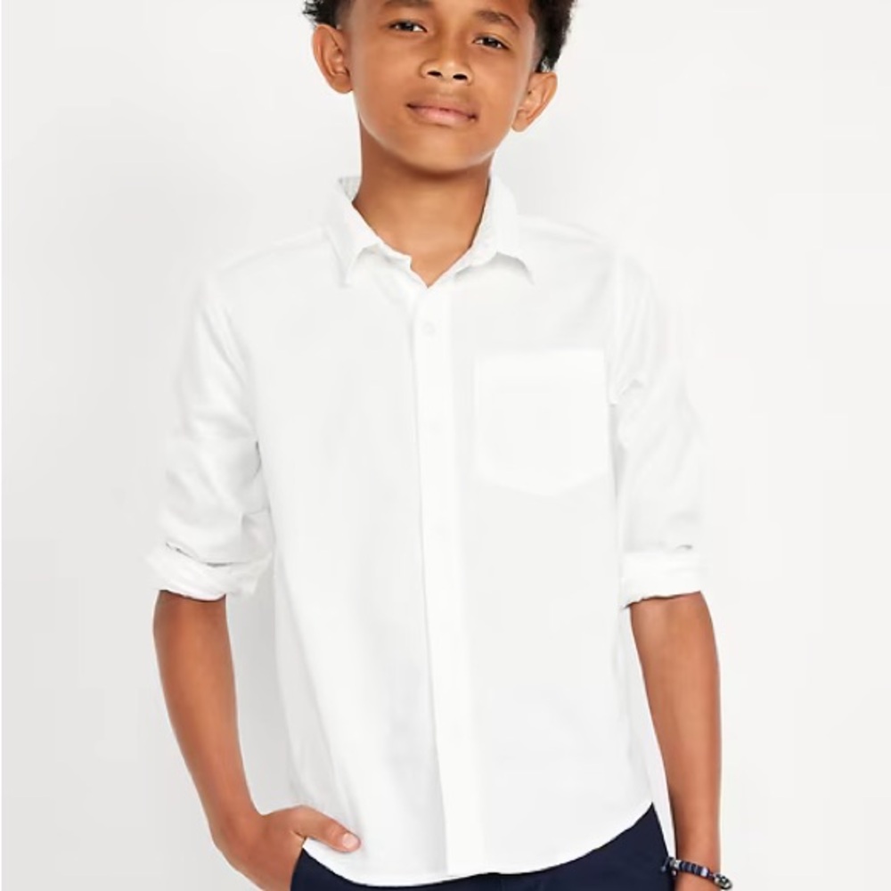 Old Navy | Boys Lightweight Oxford Uniform Shirt